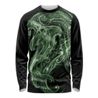 Pounamu Maori Tribal Hammershark Ghost Spirit Long Sleeve Shirt