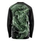 Pounamu Maori Tribal Hammershark Ghost Spirit Long Sleeve Shirt
