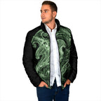 Pounamu Maori Tribal Hammershark Ghost Spirit Padded Jacket
