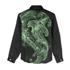 Pounamu Maori Tribal Hammershark Ghost Spirit Women Casual Shirt