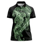Pounamu Maori Tribal Hammershark Ghost Spirit Women Polo Shirt