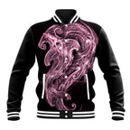 Mawhero Maori Tribal Hammershark Ghost Spirit Baseball Jacket