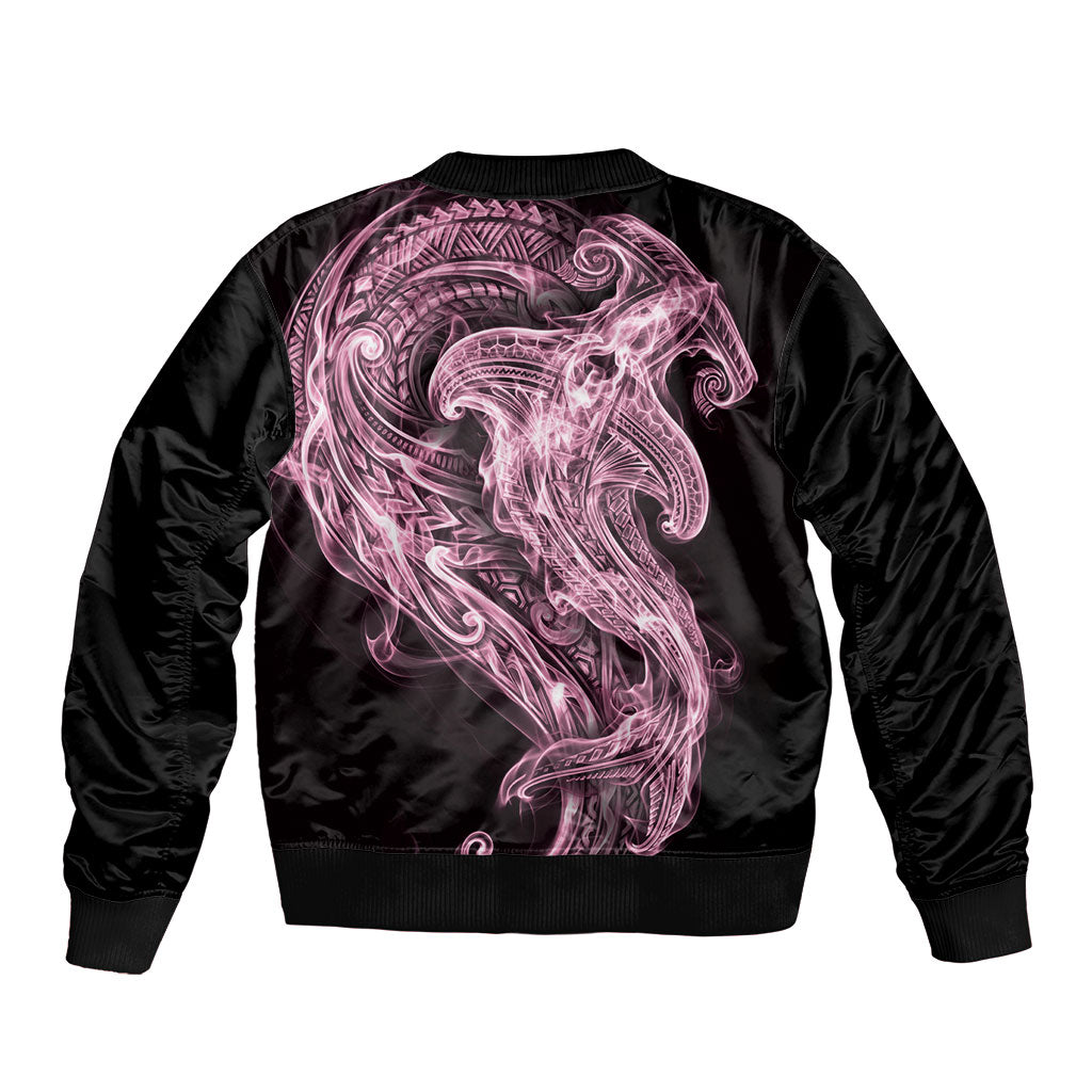 Mawhero Maori Tribal Hammershark Ghost Spirit Bomber Jacket