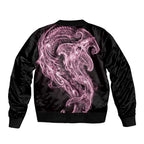 Mawhero Maori Tribal Hammershark Ghost Spirit Bomber Jacket