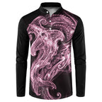 Mawhero Maori Tribal Hammershark Ghost Spirit Button Sweatshirt