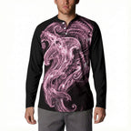 Mawhero Maori Tribal Hammershark Ghost Spirit Button Sweatshirt