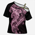 Mawhero Maori Tribal Hammershark Ghost Spirit Cross Shoulder Shirt
