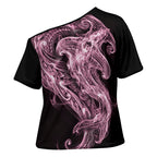 Mawhero Maori Tribal Hammershark Ghost Spirit Cross Shoulder Shirt