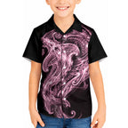 Mawhero Maori Tribal Hammershark Ghost Spirit Kid Hawaiian Shirt