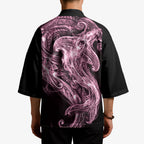 Mawhero Maori Tribal Hammershark Ghost Spirit Kimono