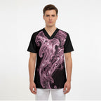Mawhero Maori Tribal Hammershark Ghost Spirit Scrub Top