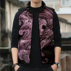 Mawhero Maori Tribal Hammershark Ghost Spirit Sleeveless Puffer Jacket