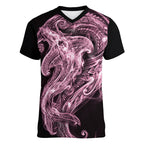 Mawhero Maori Tribal Hammershark Ghost Spirit Women V-Neck T-Shirt
