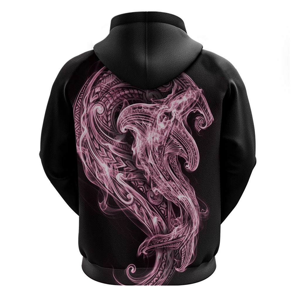 Mawhero Maori Tribal Hammershark Ghost Spirit Zip Hoodie