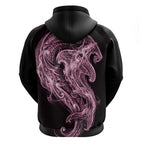 Mawhero Maori Tribal Hammershark Ghost Spirit Zip Hoodie
