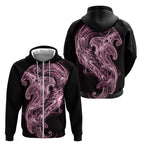 Mawhero Maori Tribal Hammershark Ghost Spirit Zip Hoodie