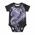 Waiporoporo Maori Tribal Hammershark Ghost Spirit Baby Onesie