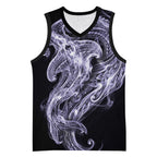 Waiporoporo Maori Tribal Hammershark Ghost Spirit Basketball Jersey