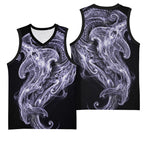 Waiporoporo Maori Tribal Hammershark Ghost Spirit Basketball Jersey