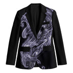 Waiporoporo Maori Tribal Hammershark Ghost Spirit Blazer