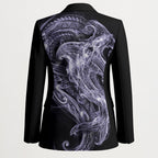 Waiporoporo Maori Tribal Hammershark Ghost Spirit Blazer