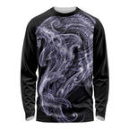 Waiporoporo Maori Tribal Hammershark Ghost Spirit Long Sleeve Shirt