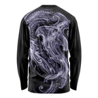 Waiporoporo Maori Tribal Hammershark Ghost Spirit Long Sleeve Shirt
