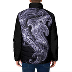Waiporoporo Maori Tribal Hammershark Ghost Spirit Padded Jacket