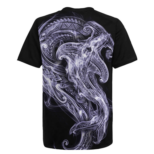 Waiporoporo Maori Tribal Hammershark Ghost Spirit Rugby Jersey