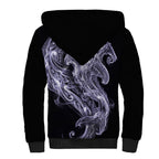 Waiporoporo Maori Tribal Hammershark Ghost Spirit Sherpa Hoodie