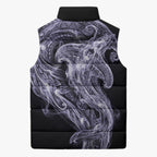 Waiporoporo Maori Tribal Hammershark Ghost Spirit Sleeveless Puffer Jacket