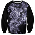 Waiporoporo Maori Tribal Hammershark Ghost Spirit Sweatshirt