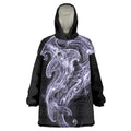 Waiporoporo Maori Tribal Hammershark Ghost Spirit Wearable Blanket Hoodie