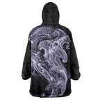 Waiporoporo Maori Tribal Hammershark Ghost Spirit Wearable Blanket Hoodie