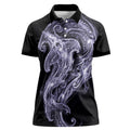 Waiporoporo Maori Tribal Hammershark Ghost Spirit Women Polo Shirt