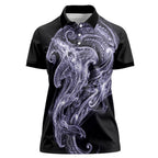 Waiporoporo Maori Tribal Hammershark Ghost Spirit Women Polo Shirt