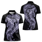 Waiporoporo Maori Tribal Hammershark Ghost Spirit Women Polo Shirt