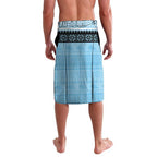 NRL Cronulla-Sutherland Christmas Personalised Lavalava with Sharkies Santa
