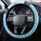 NRL Cronulla-Sutherland Christmas Steering Wheel Cover with Sharkies Santa