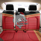 NRL Dolphins Mascot Christmas Personalised Back Car Seat Cover Black Style