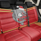 NRL Dolphins Mascot Christmas Personalised Back Car Seat Cover Black Style