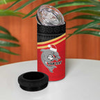 NRL Dolphins Mascot Christmas Personalised 4 in 1 Can Cooler Tumbler Black Style