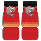 NRL Dolphins Mascot Christmas Personalised Car Mats Black Style