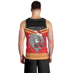 NRL Dolphins Mascot Christmas Personalised Men Tank Top Black Style