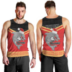 NRL Dolphins Mascot Christmas Personalised Men Tank Top Black Style