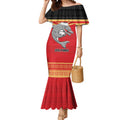 NRL Dolphins Mascot Christmas Personalised Mermaid Dress Black Style