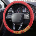 NRL Dolphins Mascot Christmas Steering Wheel Cover Black Style