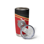 NRL Dolphins Mascot Christmas Personalised Tumbler Cup Black Style