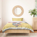NRL Dolphins Mascot Christmas Personalised Bedding Set God Style