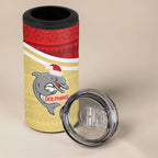 NRL Dolphins Mascot Christmas Personalised 4 in 1 Can Cooler Tumbler God Style